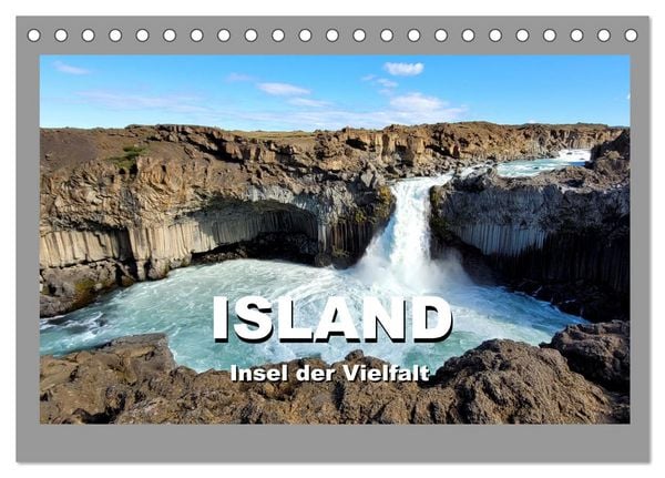 Produktbild: Island Insel der Vielfalt (Tischkalender 2026 DIN A5 quer), CALVENDO Monatskalender