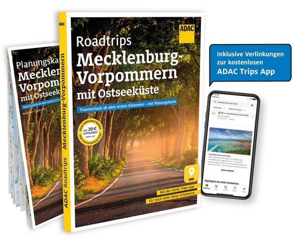Produktbild: ADAC Roadtrips Mecklenburg-Vorpommern mit Ostseek&uuml;ste