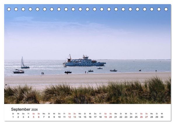 Produktbild: Ostfriesland - Ein Jahr in Bildern (Tischkalender 2026 DIN A5 quer), CALVENDO Monatskalender