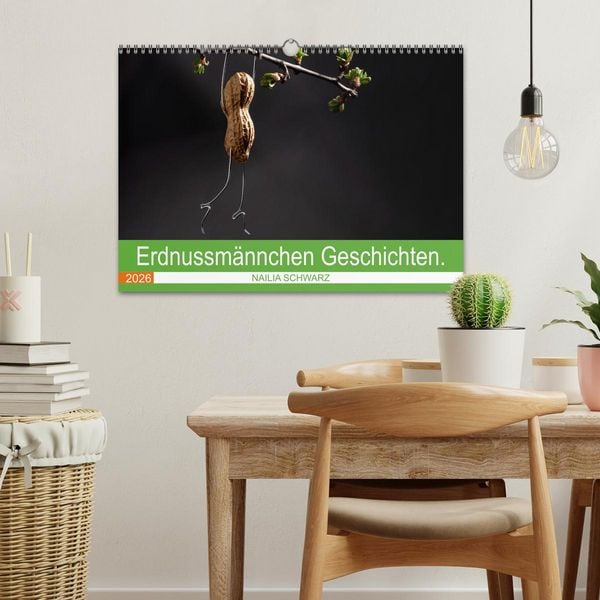 Produktbild: Erdnussm&auml;nnchen Geschichten. (Wandkalender 2026 DIN A3 quer), CALVENDO Monatskalender