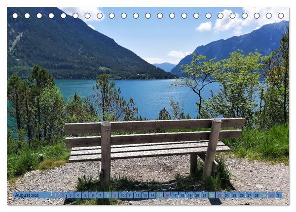 Produktbild: Zeit f&uuml;r Pertisau am Achensee in Tirol - Austria (Tischkalender 2026 DIN A5 quer), CALVENDO Monatskalender