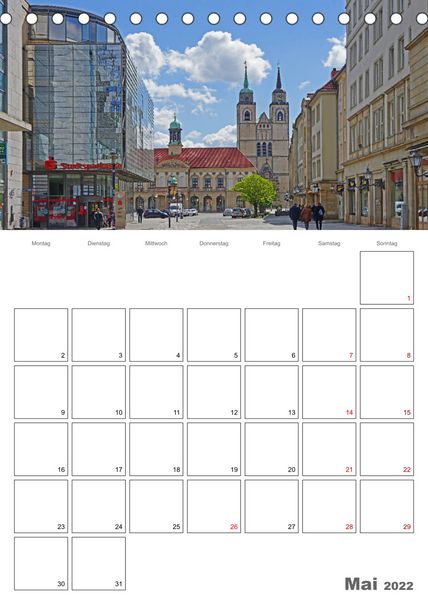 Produktbild: Urbanes Magdeburg (Tischkalender 2022 DIN A5 hoch)