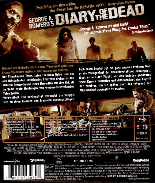 Produktbild: Diary of the Dead