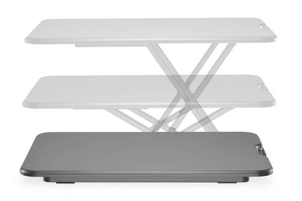 Produktbild: Digitus DA-90445 Sitz-Steh-Schreibtischaufsatz H&ouml;hen-Bereich: 45 bis 405mm Schwarz