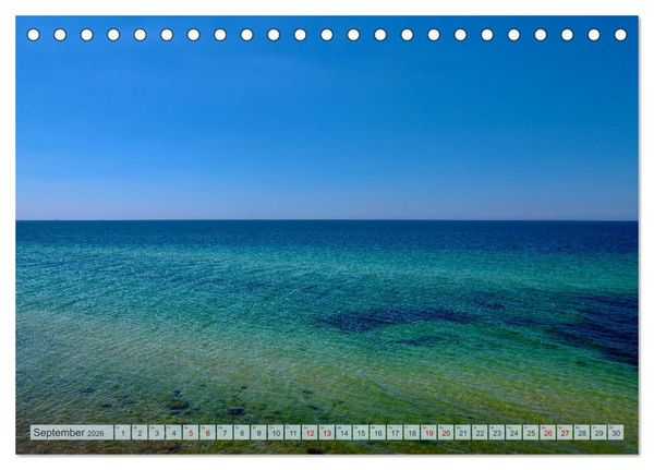 Produktbild: Fischland zwischen Ostsee und Bodden (Tischkalender 2026 DIN A5 quer), CALVENDO Monatskalender