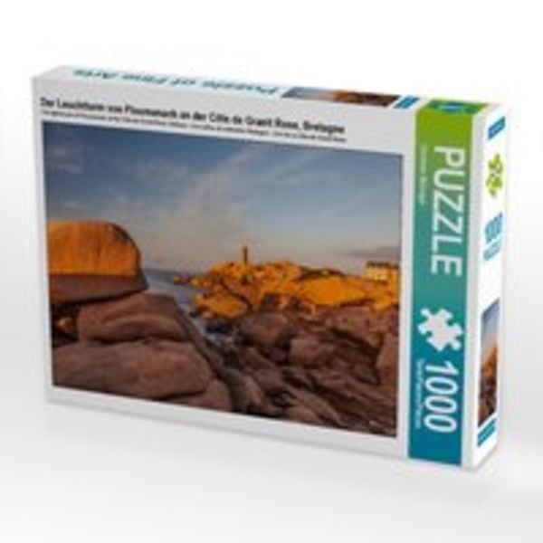 CALVENDO Puzzle Der Leuchtturm von Ploumanach an der Côte de Granit Rose, Bretagne 1000 Teile Lege-Größe 64 x 48 cm Foto-Puzzle Bild von Christian Müringer