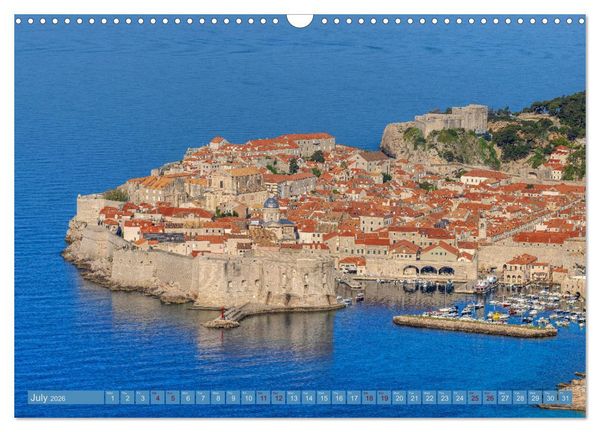 Produktbild: Dubrovnik - Croatia The beauty of the Dalmatian coast (Wall Calendar 2026 DIN A3 landscape), CALVENDO 12 Month Wall Calendar