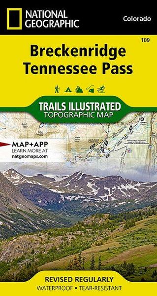 Produktbild: Breckenridge, Tennessee Pass Map