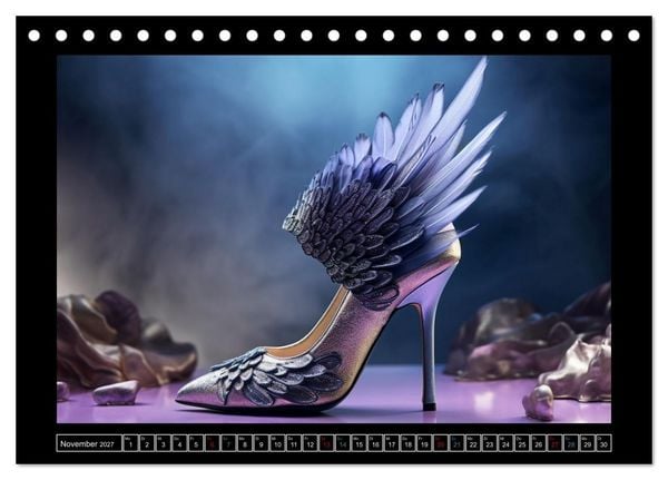 Produktbild: high heel verf&uuml;hrerisch sch&ouml;n (Tischkalender 2027 DIN A5 quer), CALVENDO Monatskalender