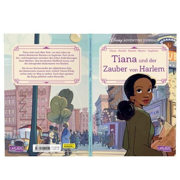 Produktbild: Disney Adventure Journals: Tiana und der Zauber von Harlem