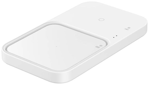Produktbild: Samsung Induktions-Ladeger&auml;t 15 W Wireless Charger Duo EP-P5400 EP-P5400BWEGEU Ausg&auml;nge USB-C&reg; Wei&szlig;