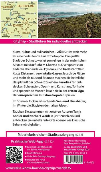 Produktbild: Reise Know-How CityTrip Z&uuml;rich