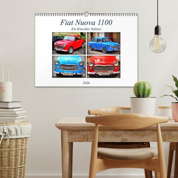 Produktbild: Fiat Nuova 1100 - Ein Klassiker Italiens (Wandkalender 2026 DIN A3 quer), CALVENDO Monatskalender