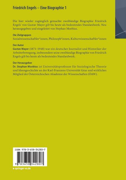 Produktbild: Friedrich Engels – Eine Biographie 1