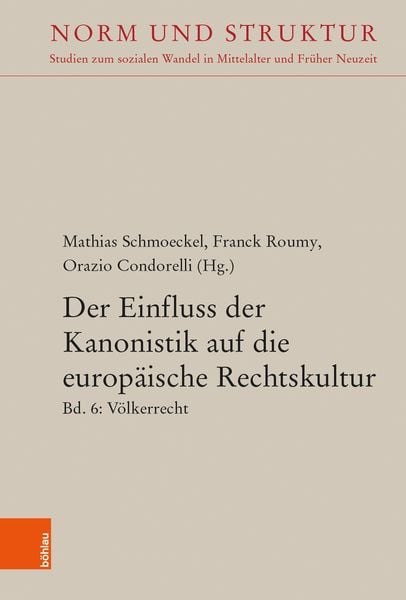 Produktbild: Der Einfluss der Kanonistik auf die europ&auml;ische Rechtskultur