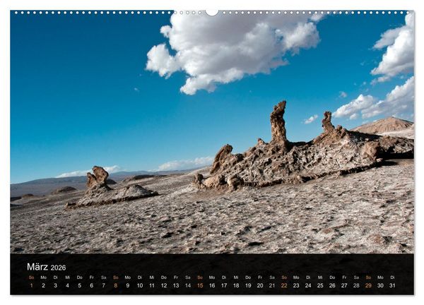 Produktbild: Atacama: Die W&uuml;ste im Norden Chiles (hochwertiger Premium Wandkalender 2026 DIN A2 quer), Kunstdruck in Hochglanz