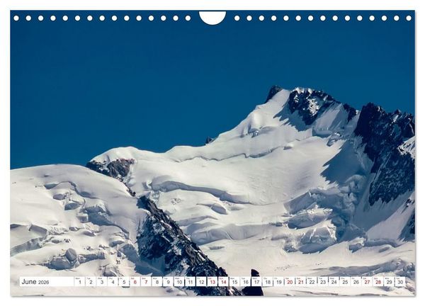Produktbild: A trip to the roof of Europe. The Mont-Blanc massiv (Wall Calendar 2026 DIN A4 landscape), CALVENDO 12 Month Wall Calendar