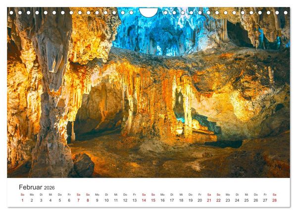 Produktbild: H&ouml;hlen - Eine Abenteuerreise ins Unbekannte. (Wandkalender 2026 DIN A4 quer), CALVENDO Monatskalender