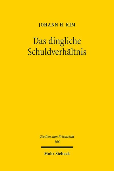 Produktbild: Das dingliche Schuldverh&auml;ltnis