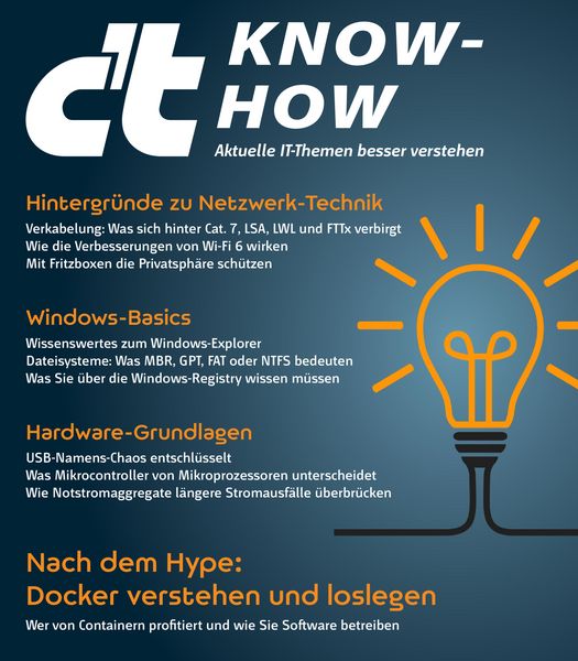 Produktbild: C't Know-how 2022