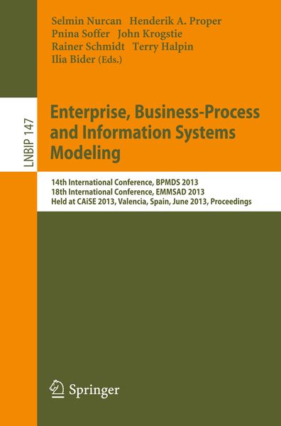 Produktbild: Enterprise, Business-Process and Information Systems Modeling