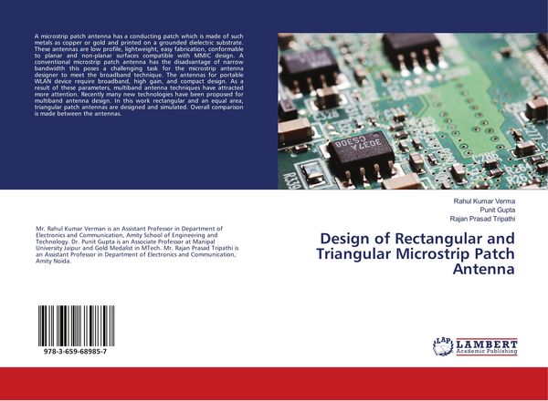 Produktbild: Design of Rectangular and Triangular Microstrip Patch Antenna