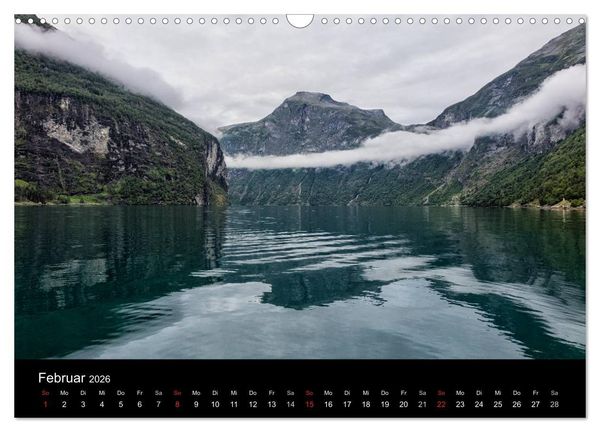 Produktbild: Norwegen - Unterwegs im Land der Berge, Trolle und Fjorde (Wandkalender 2026 DIN A3 quer), CALVENDO Monatskalender