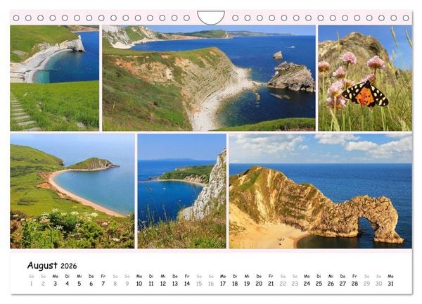 Produktbild: Malerisches S&uuml;dengland 2026 (Wandkalender 2026 DIN A4 quer), CALVENDO Monatskalender