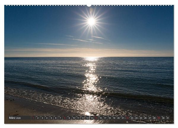 Produktbild: Blick aufs ruhige Meer (hochwertiger Premium Wandkalender 2026 DIN A2 quer), Kunstdruck in Hochglanz