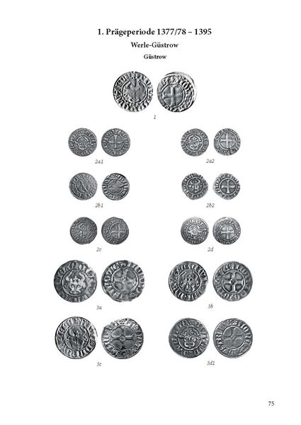 Produktbild: Die f&uuml;rstlichen Wittenpr&auml;gungen in Mecklenburg 1377/78&ndash;1430