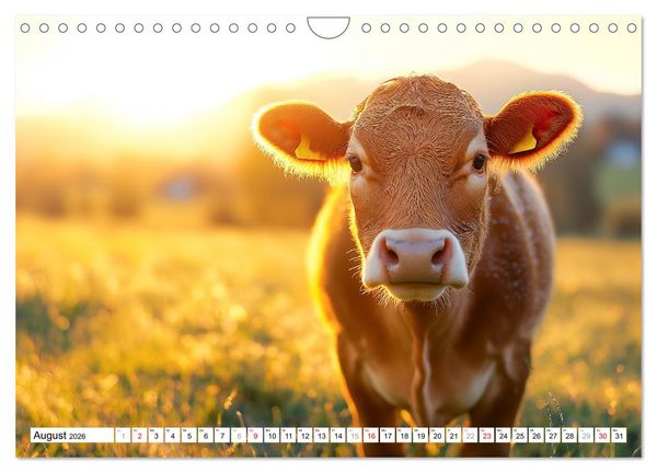 Produktbild: K&Uuml;HE AUF DER ALM &ndash; Der Kalender aus Bayern (Wandkalender 2026 DIN A4 quer), CALVENDO Monatskalender
