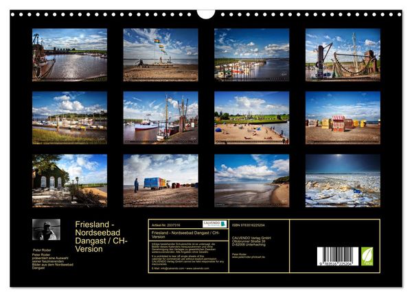 Produktbild: Friesland - Nordseebad Dangast / CH-Version (Wandkalender 2026 DIN A3 quer), CALVENDO Monatskalender