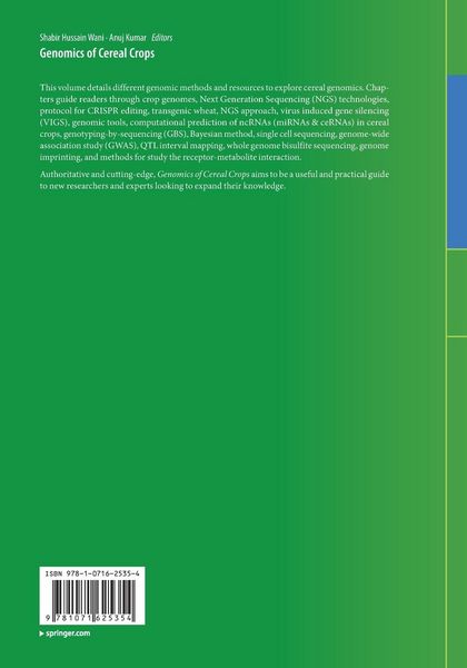 Produktbild: Genomics of Cereal Crops