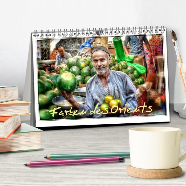 Produktbild: Farben des Orients (Tischkalender 2026 DIN A5 quer), CALVENDO Monatskalender