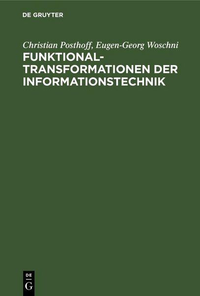 Produktbild: Funktionaltransformationen der Informationstechnik