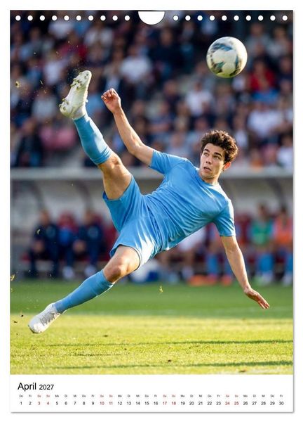 Produktbild: Am Ball - Dynamik des modernen Fu&szlig;balls (Wandkalender 2027 DIN A4 hoch), CALVENDO Monatskalender