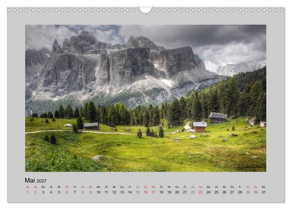 Produktbild: Idyllische H&uuml;tten und Hochalmen (Wandkalender 2027 DIN A3 quer), CALVENDO Monatskalender