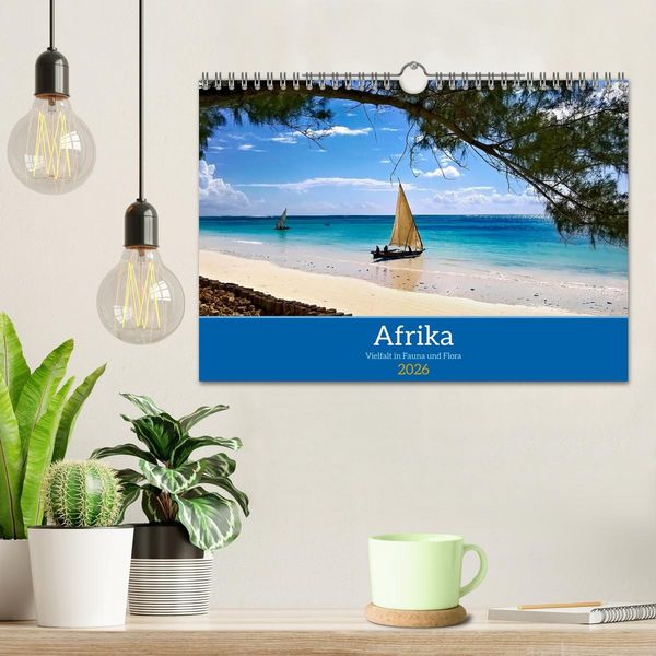 Produktbild: Afrika - Vielfalt in Flora und Fauna (Wandkalender 2026 DIN A4 quer), CALVENDO Monatskalender