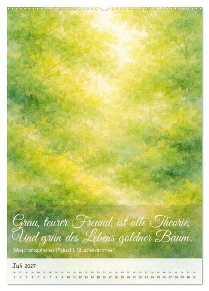 Produktbild: Vom Suchen und Werden (hochwertiger Premium Wandkalender 2027 DIN A2 hoch), Kunstdruck in Hochglanz