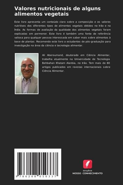 Produktbild: Valores nutricionais de alguns alimentos vegetais
