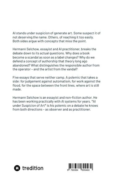 Produktbild: AI under Suspicion of Art