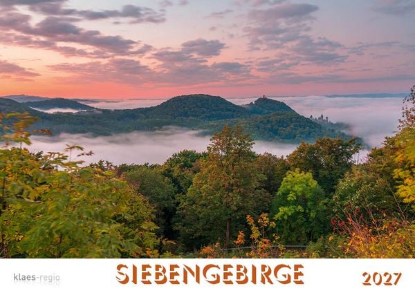 Produktbild: Siebengebirge 2027 Bildkalender A4 quer, spiralgebunden