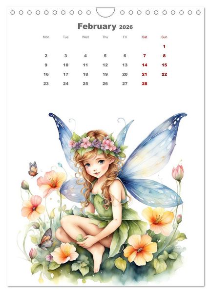 Produktbild: The fairies (Wall Calendar 2026 DIN A4 portrait), CALVENDO 12 Month Wall Calendar
