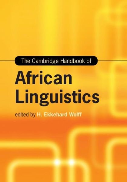 Produktbild: Cambridge Handbook of African Linguistics