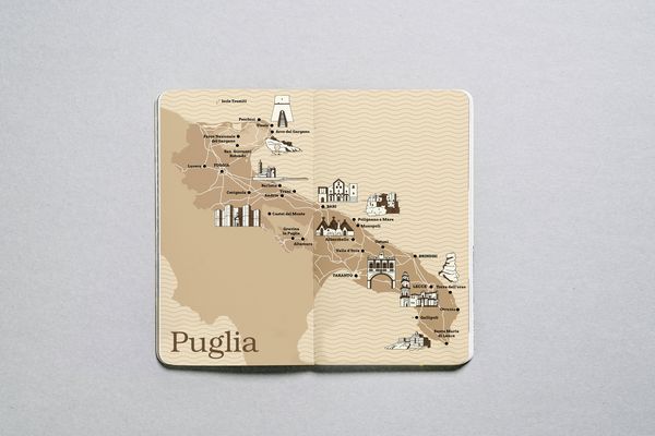 Produktbild: Notizbuch Puglia - Personal Jo - Apulien