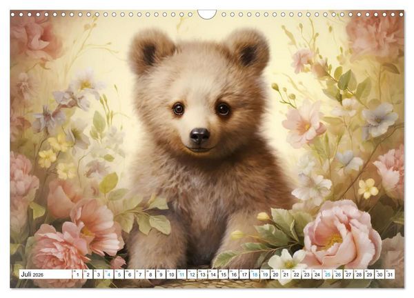 Produktbild: Tierisch s&uuml;&szlig;! (Wandkalender 2026 DIN A3 quer), CALVENDO Monatskalender