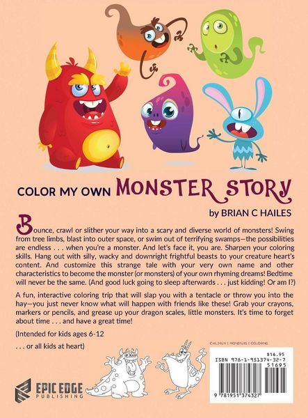 Produktbild: Color My Own Monster Story