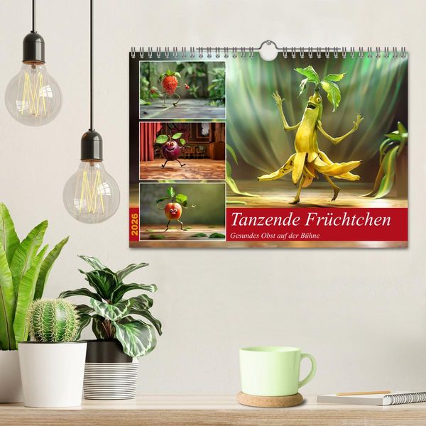 Produktbild: Tanzende Fr&uuml;chtchen (Wandkalender 2026 DIN A4 quer), CALVENDO Monatskalender