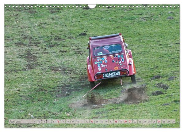 Produktbild: Citro&euml;n 2CV - Ente rot (Wandkalender 2025 DIN A3 quer), CALVENDO Monatskalender