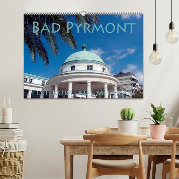Produktbild: Bad Pyrmont - eine Kurstadt mit Flair (Wandkalender 2026 DIN A2 quer), CALVENDO Monatskalender